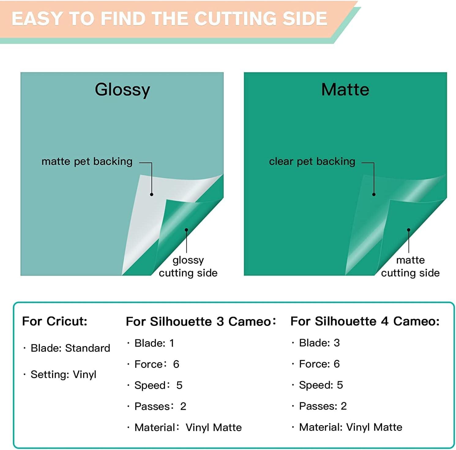 imageHTVRONT Permanent Vinyl for Cutting Machine  80 Pack Permanent Adhesive Vinyl Sheets 45 Assorted Colors Permanent Bundle Silhouette Cameo Cutters Signs Scrapbooking CraftMulticolored80 Sheets
