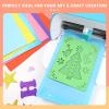 image40 Sheets 300GSM HTVRONT Glitter Cardstock Paper  13 Colors Glitter Card Stock 110lb Cover A4 Thick Glitter Cards for Craft Birthday Scrapbook Wedding Sparkly Paper Card MakingMulticolored mix glitter
