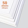 image40 Sheets 300GSM HTVRONT Glitter Cardstock Paper  13 Colors Glitter Card Stock 110lb Cover A4 Thick Glitter Cards for Craft Birthday Scrapbook Wedding Sparkly Paper Card Makingwhite