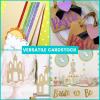 image40 Sheets 300GSM HTVRONT Glitter Cardstock Paper  13 Colors Glitter Card Stock 110lb Cover A4 Thick Glitter Cards for Craft Birthday Scrapbook Wedding Sparkly Paper Card Makingmulticolored all glitter