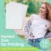 image8quotx12quotSticky 16 PCS Stick and Stitch Embroidery Paper Wash Away Printable Water Soluble Embroidery Paper Printable Embroidery Transfer Paper for Hand ampamp Machine Embroidery