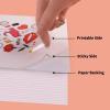 imageHTVRONT 30 Sheets Transparent Sticker Paper  30 Sheets Laminate Sheets 85quotx11quot Clear Printable Vinyl Sets