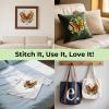 imageHTVRONT 3D Embroidery Kit for Beginners Sunflower Embroidery Kits with StepbyStep Video Tutorials 3D Art Finished with 5 Stitches Beginner Embroidery Kit for Adults for Denim Jackets Home DecorButterfly Patterns