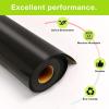 imageHTVRONT 3D Puff Vinyl Heat Transfer  12quot x 10FT Black Puffy Vinyl HTV Roll Compatible with Cricut ampamp CameoBlack