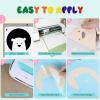 imageHTVRONT 3D Puff Vinyl Heat Transfer  12quot x 10FT Black Puffy Vinyl HTV Roll Compatible with Cricut ampamp Cameomulticolored