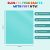 imageHTVRONT 3D Puff Vinyl Heat Transfer  12quot x 10FT Black Puffy Vinyl HTV Roll Compatible with Cricut ampamp Cameomulticolored