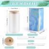 imageHTVRONT 8 PCS Frosted Glass Cups  16oz Sublimation Blanks with Bamboo Lid  Perfect for Painting HTV Vinyl CraftsFrosted