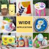 imageHTVRONT Acrylic Paint Set Painting Kit for Kids 16 Colors 12ml 041 oz Vibrant Rich of NonToxic Acrylic Paint for Table Easel Paints Gifts for Beginners Rock Paint Kit Crafts Supplies