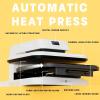 imageHTVRONT Auto Heat Press Machine for T Shirts  15x15 Smart T Shirt Press Machine with Auto Release  Professional Heat Press for Sublimation Vinyl Heat Transfer Projectswhite