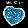 imageHTVRONT Black Glitter for Crafts  100g Chunky Glitter for Resin 353oz Holographic Glitter for Nail Tumbler Cosmetic Festival100g Blue
