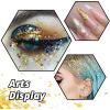 imageHTVRONT Black Glitter for Crafts  100g Chunky Glitter for Resin 353oz Holographic Glitter for Nail Tumbler Cosmetic Festival100g Gold