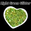 imageHTVRONT Black Glitter for Crafts  100g Chunky Glitter for Resin 353oz Holographic Glitter for Nail Tumbler Cosmetic Festival100g Light Green