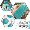 imageHTVRONT Black Glitter for Crafts  100g Chunky Glitter for Resin 353oz Holographic Glitter for Nail Tumbler Cosmetic Festival100g Turquoise Blue