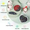 imageHTVRONT Black Glitter for Crafts  100g Chunky Glitter for Resin 353oz Holographic Glitter for Nail Tumbler Cosmetic Festival200g Black