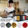 imageHTVRONT Black Glitter for Crafts  100g Chunky Glitter for Resin 353oz Holographic Glitter for Nail Tumbler Cosmetic Festival200g Black