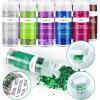 imageHTVRONT Black Glitter for Crafts  100g Chunky Glitter for Resin 353oz Holographic Glitter for Nail Tumbler Cosmetic FestivalAChunky Glitter set