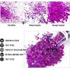 imageHTVRONT Black Glitter for Crafts  100g Chunky Glitter for Resin 353oz Holographic Glitter for Nail Tumbler Cosmetic FestivalAChunky Glitter set
