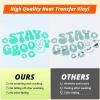 imageHTVRONT Black HTV Heat Transfer Vinyl Rolls  12quot x 20ft Black Iron on Vinyl for Shirts Iron on for All Cutting Machines  Easy to Cut ampamp Weed for Craft Heat Vinyl DesignCMint Green