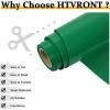 imageHTVRONT Black HTV Heat Transfer Vinyl Rolls  12quot x 20ft Black Iron on Vinyl for Shirts Iron on for All Cutting Machines  Easy to Cut ampamp Weed for Craft Heat Vinyl DesignCGreen