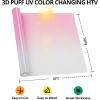 imageHTVRONT Black HTV Heat Transfer Vinyl Rolls  12quot x 20ft Black Iron on Vinyl for Shirts Iron on for All Cutting Machines  Easy to Cut ampamp Weed for Craft Heat Vinyl DesignPWhite to Pink