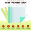 imageHTVRONT Black HTV Heat Transfer Vinyl Rolls  12quot x 20ft Black Iron on Vinyl for Shirts Iron on for All Cutting Machines  Easy to Cut ampamp Weed for Craft Heat Vinyl DesignCPale Yellow
