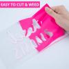 imageHTVRONT Black HTV Heat Transfer Vinyl Rolls  12quot x 20ft Black Iron on Vinyl for Shirts Iron on for All Cutting Machines  Easy to Cut ampamp Weed for Craft Heat Vinyl DesignPHot Pink