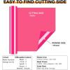 imageHTVRONT Black HTV Heat Transfer Vinyl Rolls  12quot x 20ft Black Iron on Vinyl for Shirts Iron on for All Cutting Machines  Easy to Cut ampamp Weed for Craft Heat Vinyl DesignCNeon Pink