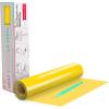 imageHTVRONT Black HTV Heat Transfer Vinyl Rolls  12quot x 20ft Black Iron on Vinyl for Shirts Iron on for All Cutting Machines  Easy to Cut ampamp Weed for Craft Heat Vinyl DesignCYellow