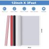 imageHTVRONT Black HTV Heat Transfer Vinyl Rolls  12quot x 20ft Black Iron on Vinyl for Shirts Iron on for All Cutting Machines  Easy to Cut ampamp Weed for Craft Heat Vinyl DesignCSilver