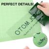 imageHTVRONT Black HTV Heat Transfer Vinyl Rolls  12quot x 20ft Black Iron on Vinyl for Shirts Iron on for All Cutting Machines  Easy to Cut ampamp Weed for Craft Heat Vinyl DesignCDark Green