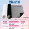 imageHTVRONT Black HTV Heat Transfer Vinyl Rolls  12quot x 20ft Black Iron on Vinyl for Shirts Iron on for All Cutting Machines  Easy to Cut ampamp Weed for Craft Heat Vinyl DesignCBlack  White