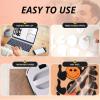 imageHTVRONT Black HTV Heat Transfer Vinyl Rolls  12quot x 20ft Black Iron on Vinyl for Shirts Iron on for All Cutting Machines  Easy to Cut ampamp Weed for Craft Heat Vinyl DesignPNeon Orange