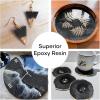 imageHTVRONT Black Mica Powder for Resin  176 oz50g Black Mica Pigment Powder Natural Mica Powder for Soap Making Resin Candle Making Bath BombCharcoal Gray 50g