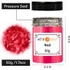 imageHTVRONT Black Mica Powder for Resin  176 oz50g Black Mica Pigment Powder Natural Mica Powder for Soap Making Resin Candle Making Bath BombRed50g