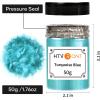 imageHTVRONT Black Mica Powder for Resin  176 oz50g Black Mica Pigment Powder Natural Mica Powder for Soap Making Resin Candle Making Bath BombTurquoise Blue50g