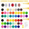 imageHTVRONT Black ampamp White Permanent Vinyl for Cutting Machine  14 Pack 12quot X 12quot Glossy Adhesive Vinyl Permanent Vinyl Sheets for Craft Projects Permanent Adhesive Vinyl Silhouette CameoMulticolored  70 Sheets