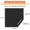 imageHTVRONT Black ampamp White Permanent Vinyl for Cutting Machine  14 Pack 12quot X 12quot Glossy Adhesive Vinyl Permanent Vinyl Sheets for Craft Projects Permanent Adhesive Vinyl Silhouette CameoMulticolored  Matte 14 Sheets