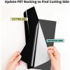 imageHTVRONT Black ampamp White Permanent Vinyl for Cutting Machine  14 Pack 12quot X 12quot Glossy Adhesive Vinyl Permanent Vinyl Sheets for Craft Projects Permanent Adhesive Vinyl Silhouette CameoGlossy Black  White