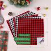imageHTVRONT Buffalo Plaid Permanent Adhesive Vinyl6 Sheets 12quotx12quot Buffalo Plaid Vinyl ampamp 2 Sheets Transfer Tape Permanent Vinyl for Cricut Machine Pattern Vinyl for Christmas