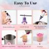 imageHTVRONT Candle Dye  16 Vivid Colors Liquid Candle Wax Dye High Concentrate Candle Dye for Soy Wax Beeswax Gel Wax Palm Wax  10ml 035 oz24multicolored