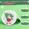 imageHTVRONT Ceramic Sublimation Ornament Blanks 12PCS  Christmas Ornament Blanks Ceramic Decorations  Baby Shower Decorations with Red Strings