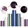 imageHTVRONT Chameleon HTV Vinyl Roll Heat Transfer Vinyl 12quot x10FT Iron On Vinyl for TShirt Chameleon Gradient Change Color PU HTV Sheet for Cricut Silhouette CameoPurple to Red