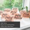 imageHTVRONT Clear Plastic Sheet 10 Pack  11x14 x 004quot PET Plastic Sheet Hard Acrylic Sheets Easy to Cut Clear Plastic Panel for DIY Materials Handicrafts Home Decoration8x10