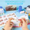 imageHTVRONT Crochet Kit for Beginners  Starter Crochet Kits with Video Tutorials Beginner Crochet Kit for Adults Kids Gift  Learn to Crochet Stuffed Animals Knitting Kit Penguin Family30 YarnPenguin