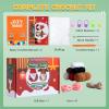 imageHTVRONT Crochet Kit for Beginners  Starter Crochet Kits with Video Tutorials Beginner Crochet Kit for Adults Kids Gift  Learn to Crochet Stuffed Animals Knitting Kit Penguin Family30 YarnChristmasA