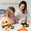 imageHTVRONT Crochet Kit for Beginners  Starter Crochet Kits with Video Tutorials Beginner Crochet Kit for Adults Kids Gift  Learn to Crochet Stuffed Animals Knitting Kit Penguin Family30 YarnSucculentB