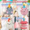 imageHTVRONT Crochet Kit for Beginners  Starter Crochet Kits with Video Tutorials Beginner Crochet Kit for Adults Kids Gift  Learn to Crochet Stuffed Animals Knitting Kit Penguin Family30 YarnBirthday Party