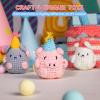 imageHTVRONT Crochet Kit for Beginners  Starter Crochet Kits with Video Tutorials Beginner Crochet Kit for Adults Kids Gift  Learn to Crochet Stuffed Animals Knitting Kit Penguin Family30 YarnBirthday Party