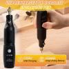 imageHTVRONT Customizer Engraving Pen Kit  64 Pcs USB Rechargeable Engraver Pen Cordless Rotary Engraving Tool Portable Electric Engraving Pen for Metal Wood Glass and Plastic