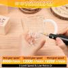 imageHTVRONT Customizer Engraving Pen Kit  64 Pcs USB Rechargeable Engraver Pen Cordless Rotary Engraving Tool Portable Electric Engraving Pen for Metal Wood Glass and Plastic